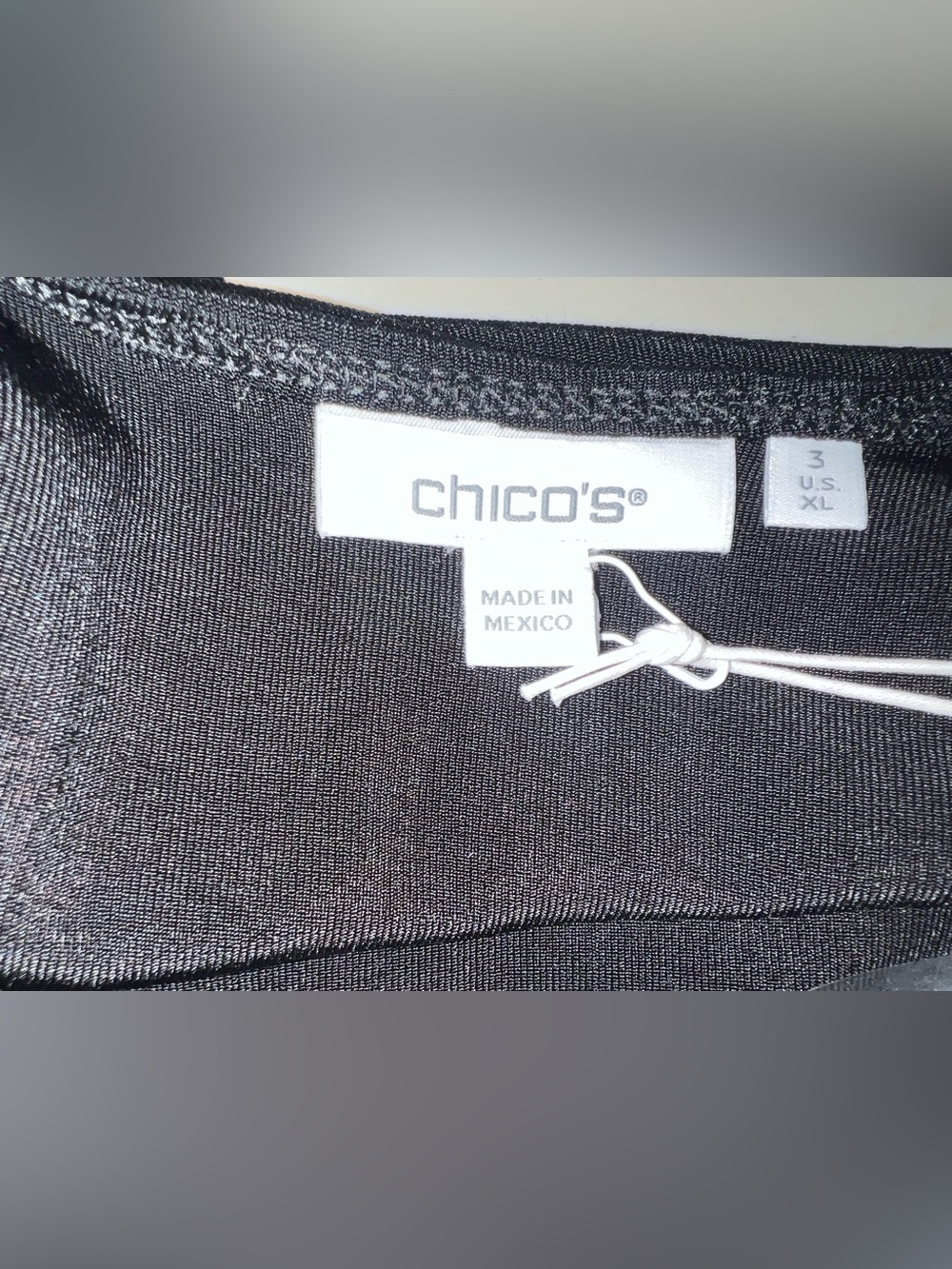 NWT Chico’s Travelers Tank Elegant Black Sleeveless Maxi Dress size 3 (xl) - Picture 7 of 8